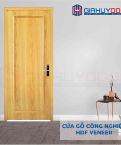 Cửa gỗ công nghiệp HDF Veneer 1B soi