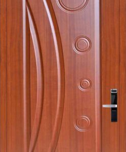 Cửa gỗ công nghiệp HDF Veneer 1K sapele