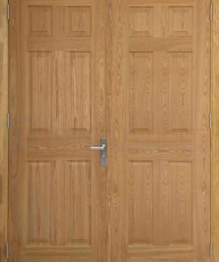 Cửa gỗ công nghiệp HDF Veneer 2 canh 12A-soi