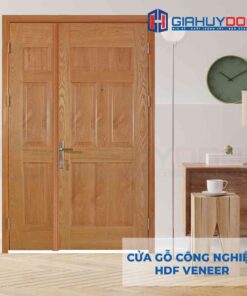 Cửa gỗ công nghiệp HDF Veneer 9A Soi