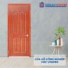 Cửa gỗ công nghiệp HDF Veneer 4A-xoan dao