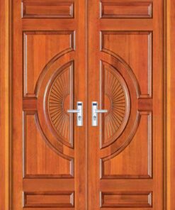 Cửa gỗ tự nhiên 2 canh go do