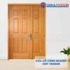 Cửa gỗ công nghiệp HDF Veneer 9A soi me bong con