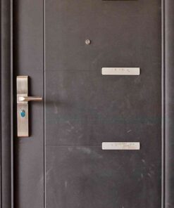 Cửa thép chống cháy P1 den