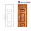 Cửa thép vân gỗ GHDGS1H3-mau-vang