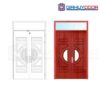 Cửa thép vân gỗ GHDGS2H4K