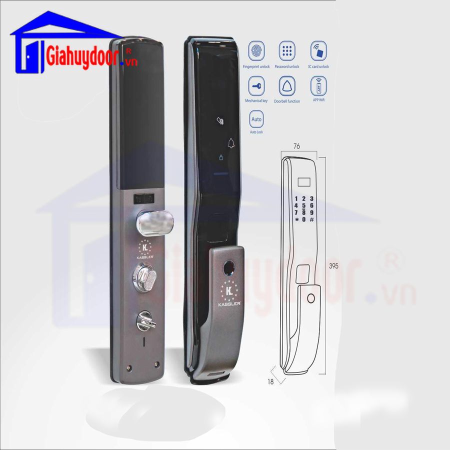 Khóa cửa KL 789 có app