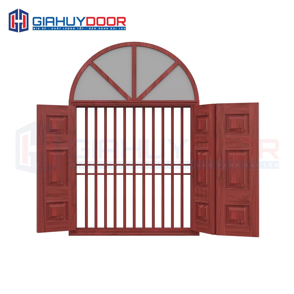 Thep van go vom SGD (1).jpg Cửa thép vân gỗ dạng vòm TVGVom-SGD-1